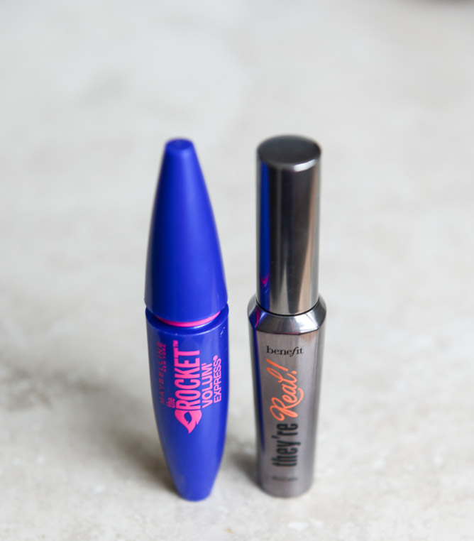 Maybelline The Rocket and Benefit They're Real Mascara Combo I howsweeteats.com