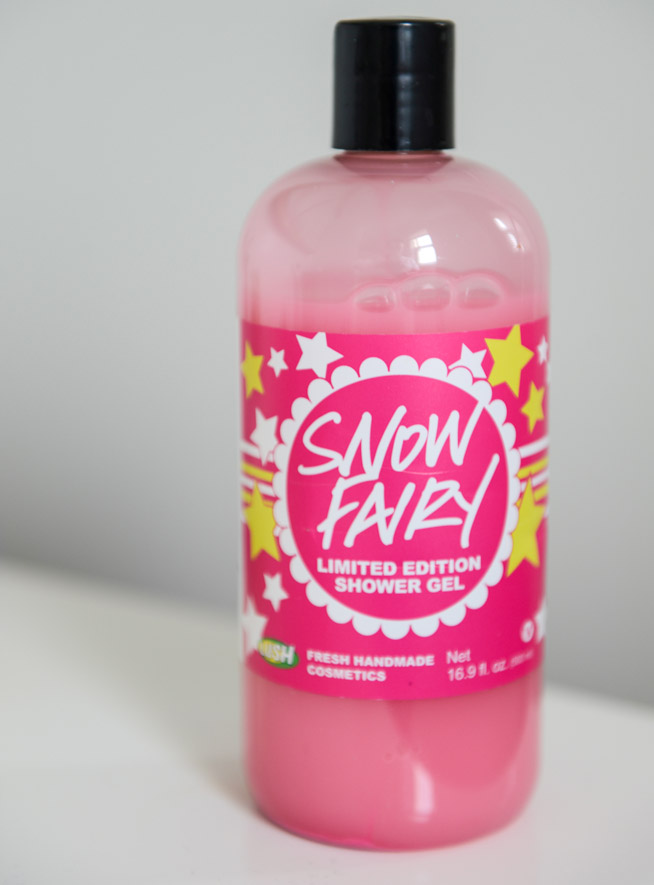 LUSH snow fairy shower gel I howsweeteats.com