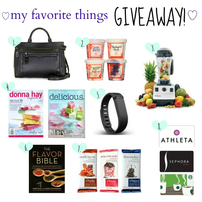 my favorite things GIVEAWAY I howsweeteats.com