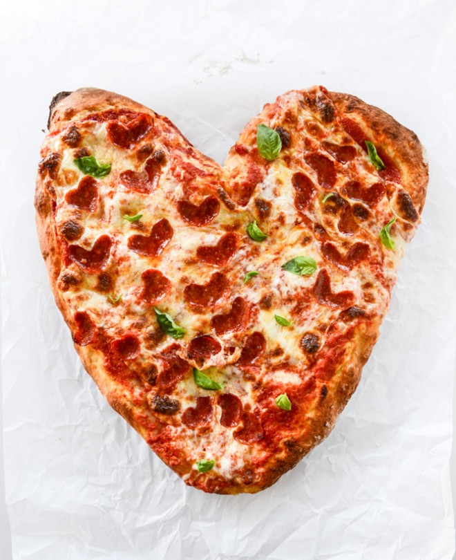 How To Make A Heart Shaped Pepperoni Pizza for Valentine's Day | How Sweet It Is