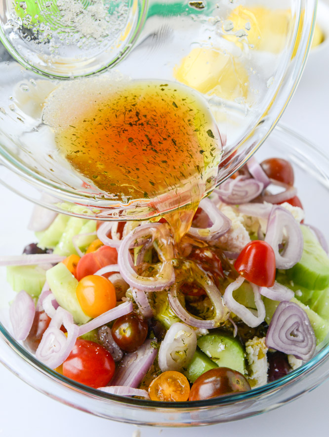 my favorite greek salad I howsweeteats.com