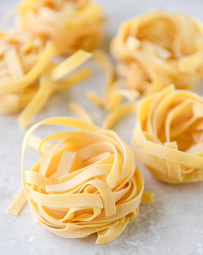 pasta with asparagus and parmesan fonduta I howsweeteats.com
