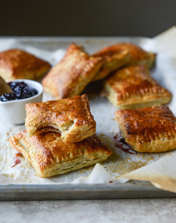 smoked cheddar and cherry jam pastry pop tarts I howsweeteats.com