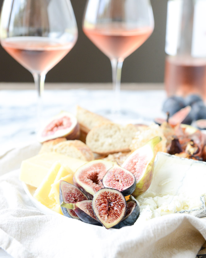 roasted goat cheese stuffed figs + an easy summer cheese plate I howsweeteats.com