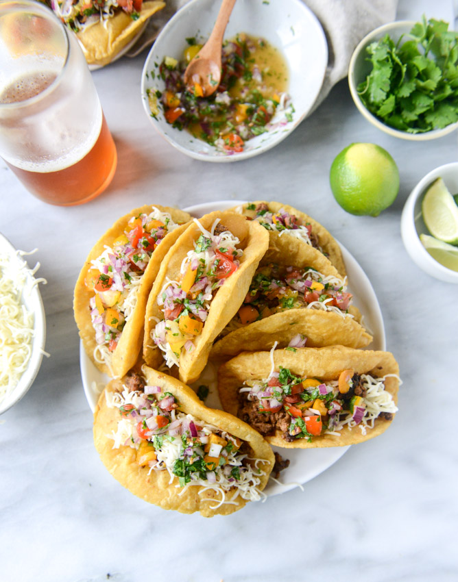 the best beef puffy tacos I howsweeteats.com