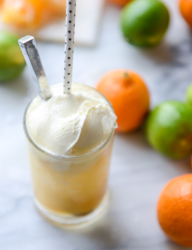 clementine cream soda I howsweeteats.com