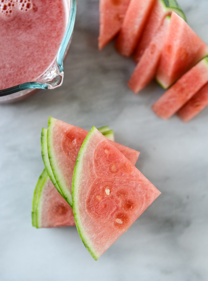 how to make a watermelon shandy I howsweeteats.com