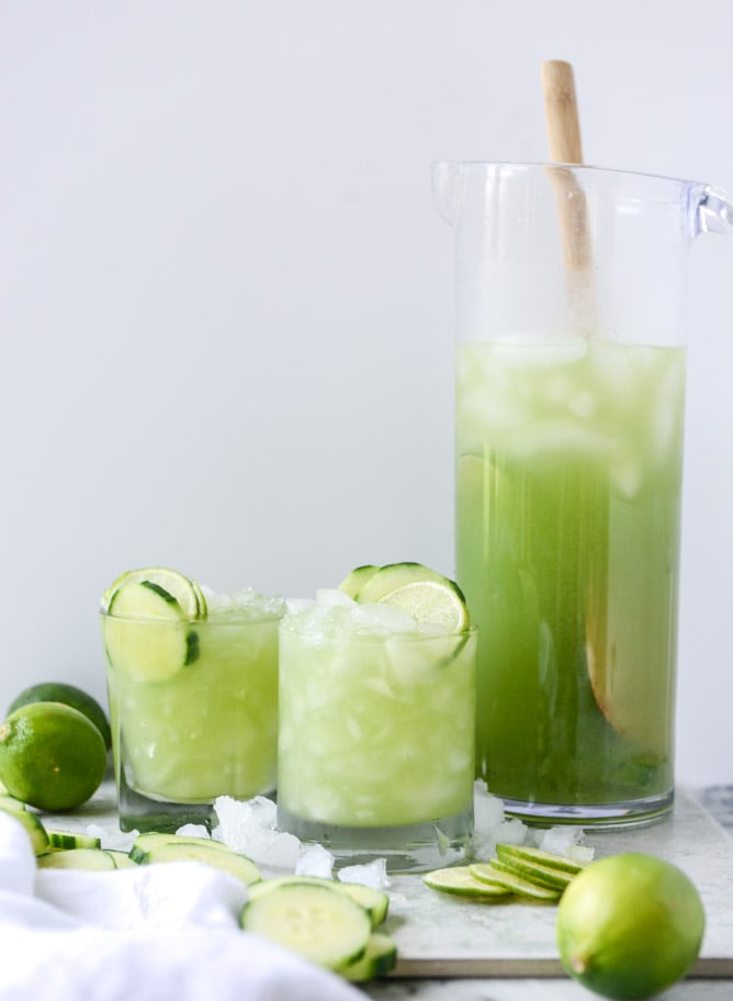 cucumber vodka soda I howsweeteats.com