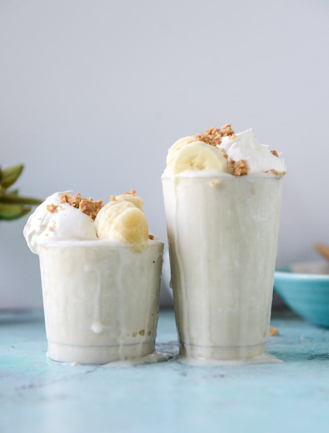 frozen vegan banana creams I howsweeteats.com