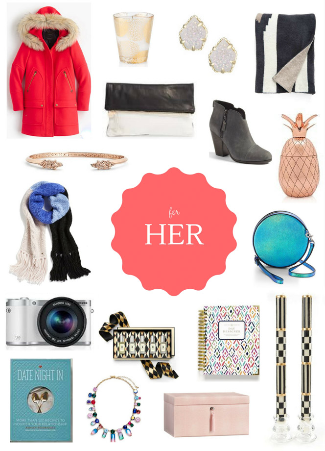 holiday gift guide for HER I howsweeteats.com 