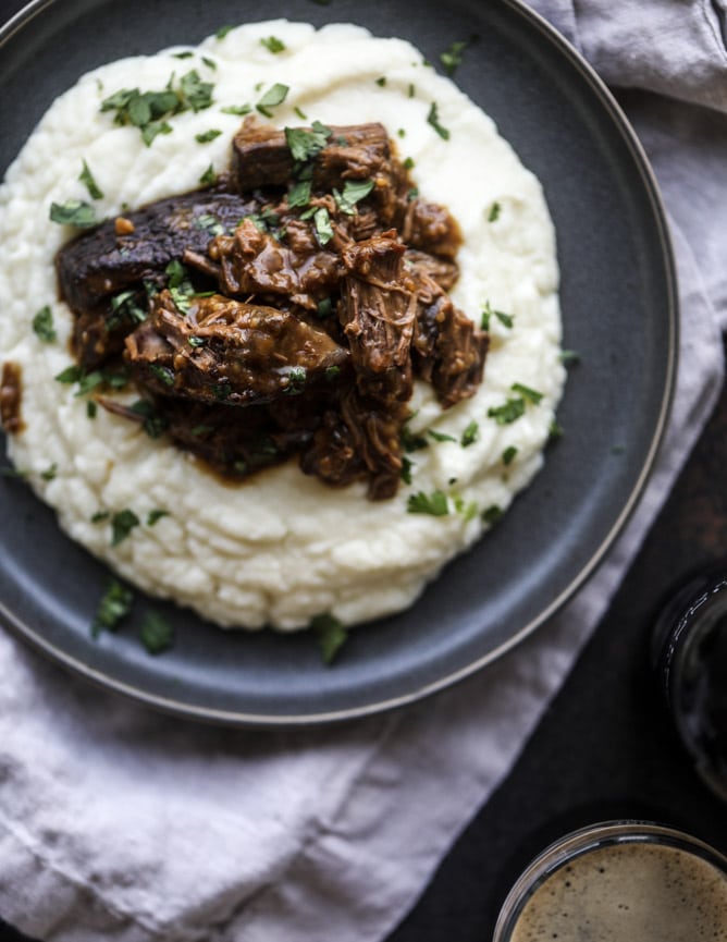 Slow Cooker Guinness Short Ribs With Cheesy Cauliflower Mash,Cheap Flooring Options