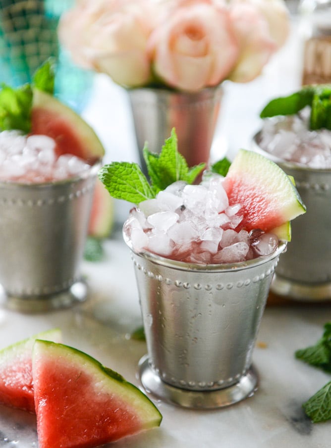 favorite spring cocktails I howsweeteats.com #spring #cocktails #drinks #strawberries #rose