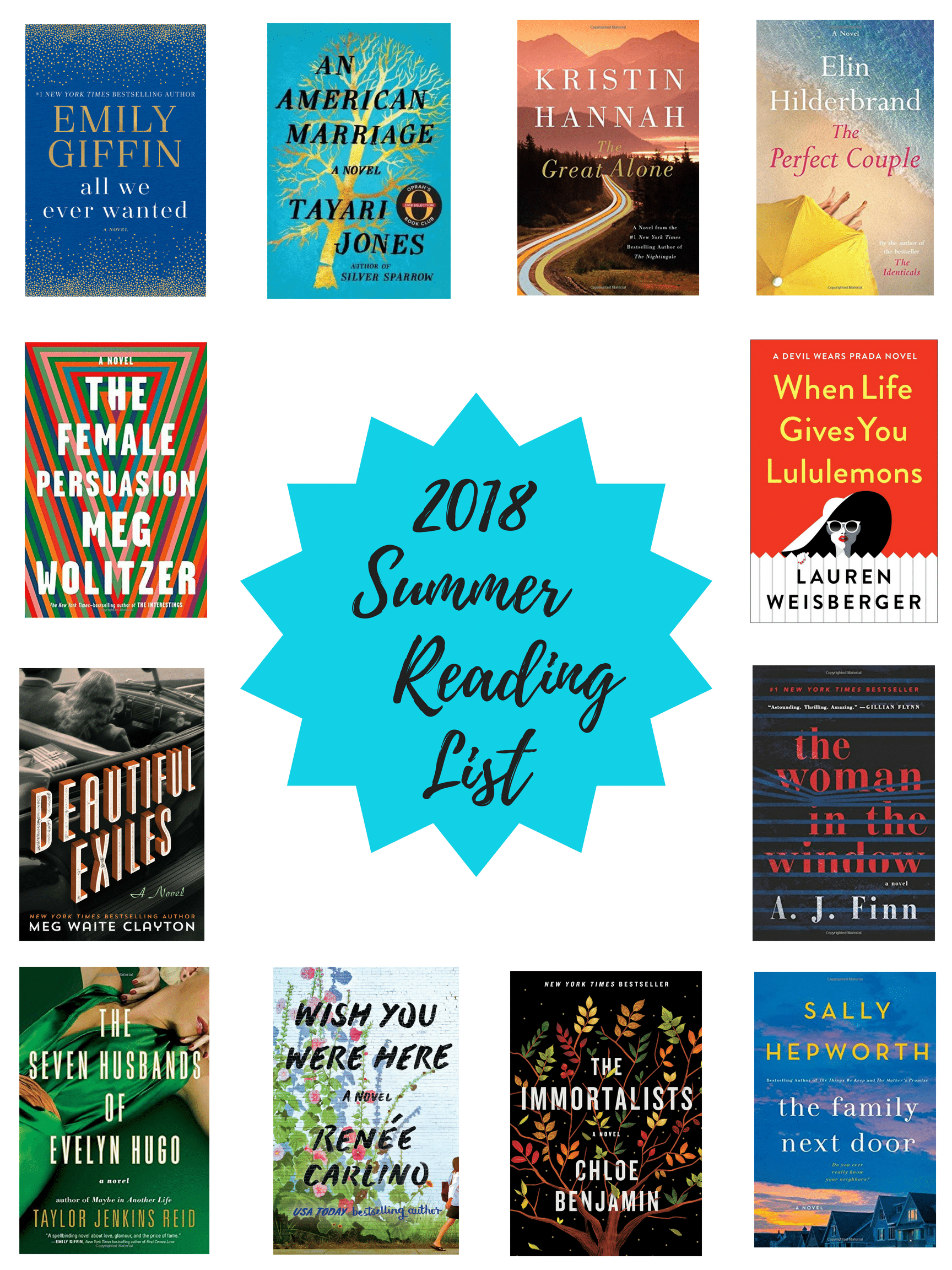 2018 summer reading list I howsweeteats.com #summer #reading #list #2018