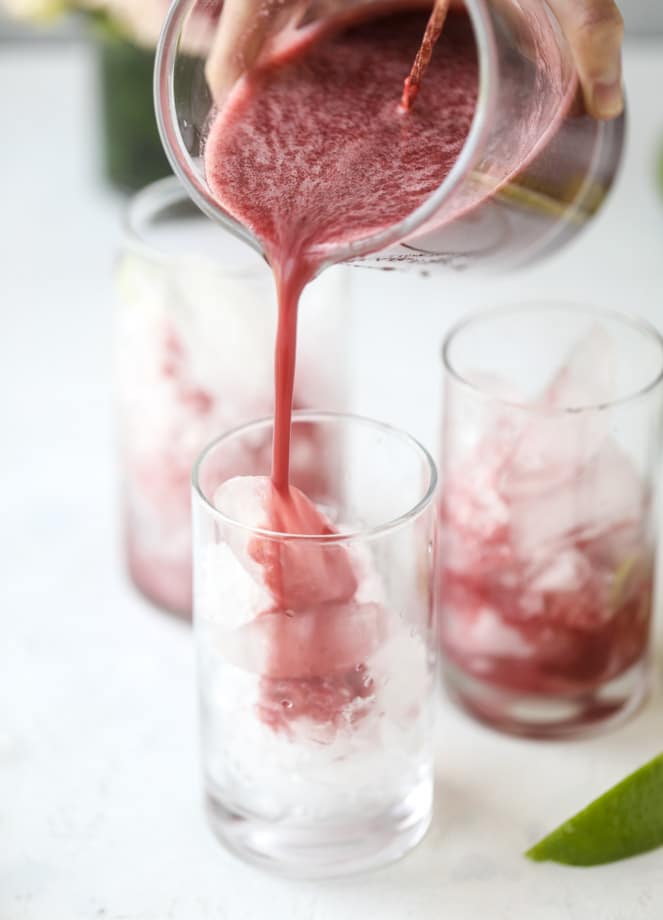 fresh cherry lime vodka sodas I howsweeteats.com #cherry #lime #vodka #soda #cocktails #summer