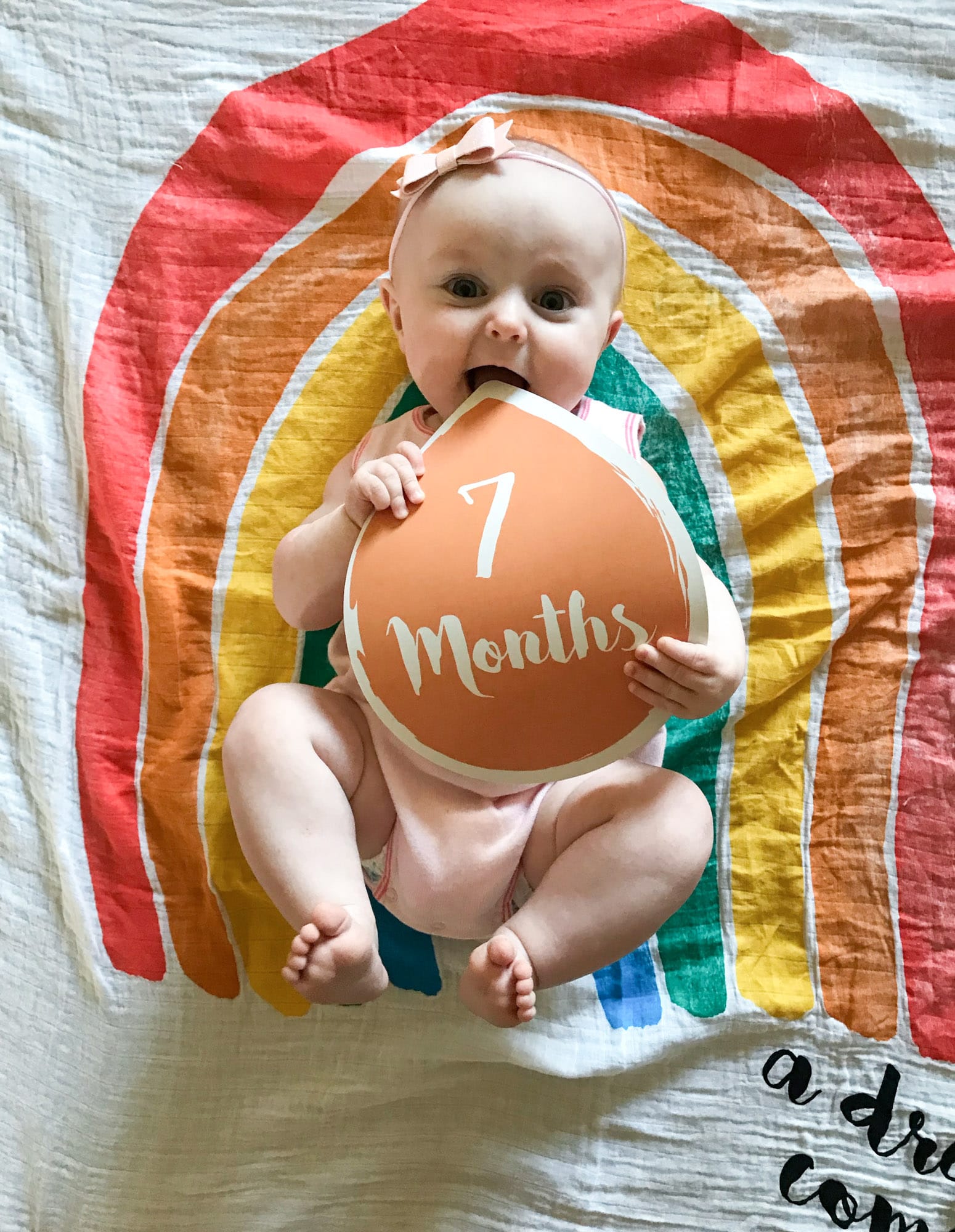 emilia at 7 months I howsweeteats.com