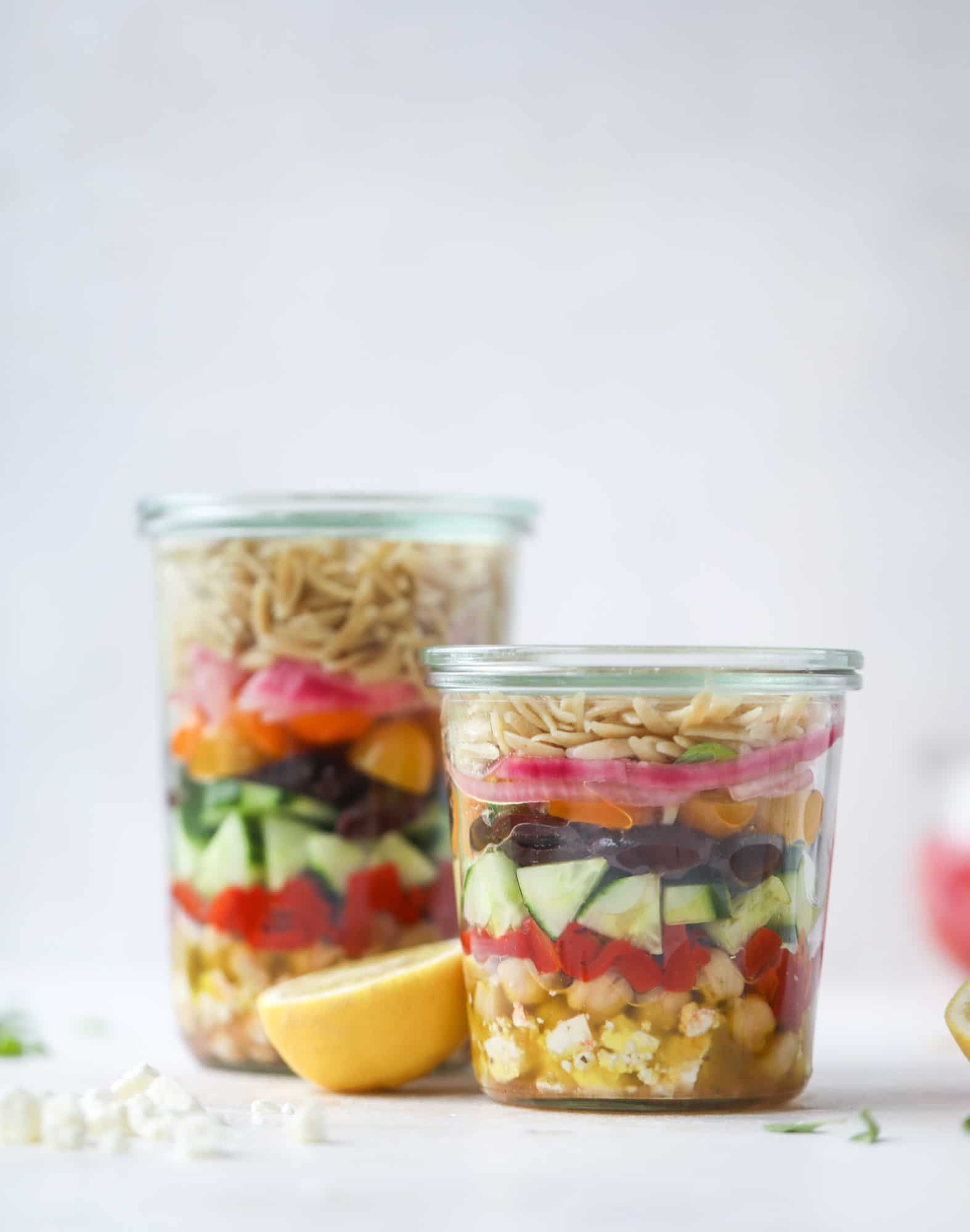 These are my top 45 favorite lunch ideas that make eating at work so much more delicious! These easy, mostly make-ahead and healthy lunch ideas are perfect to prep and plan for your week and a great way to stay on track for the new year. I howsweeteats.com #lunch #ideas
