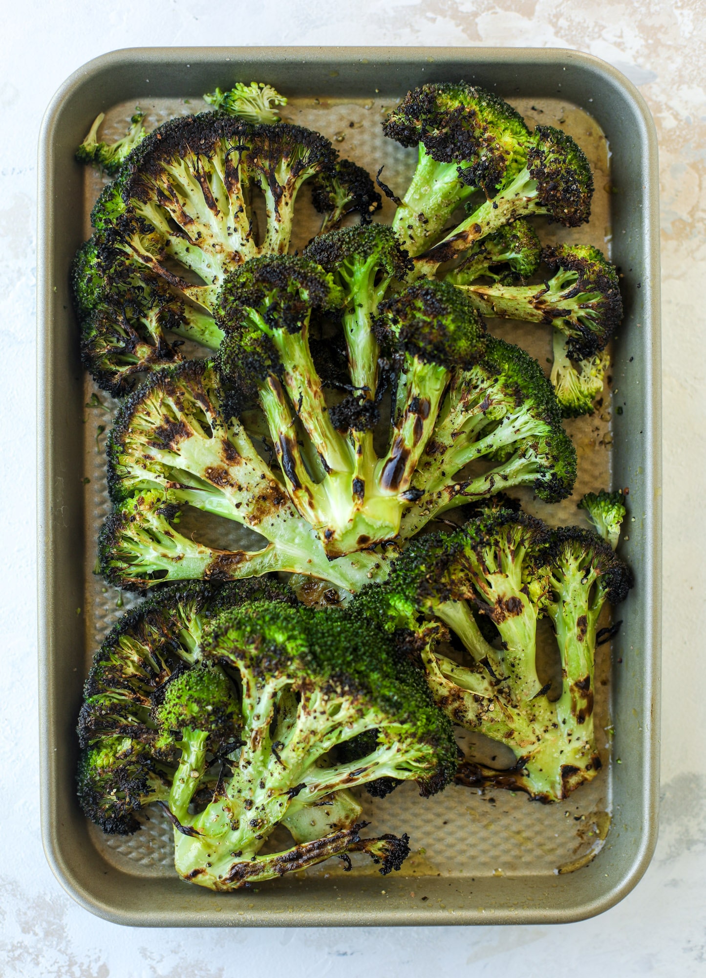 super flavorful grilled broccoli 