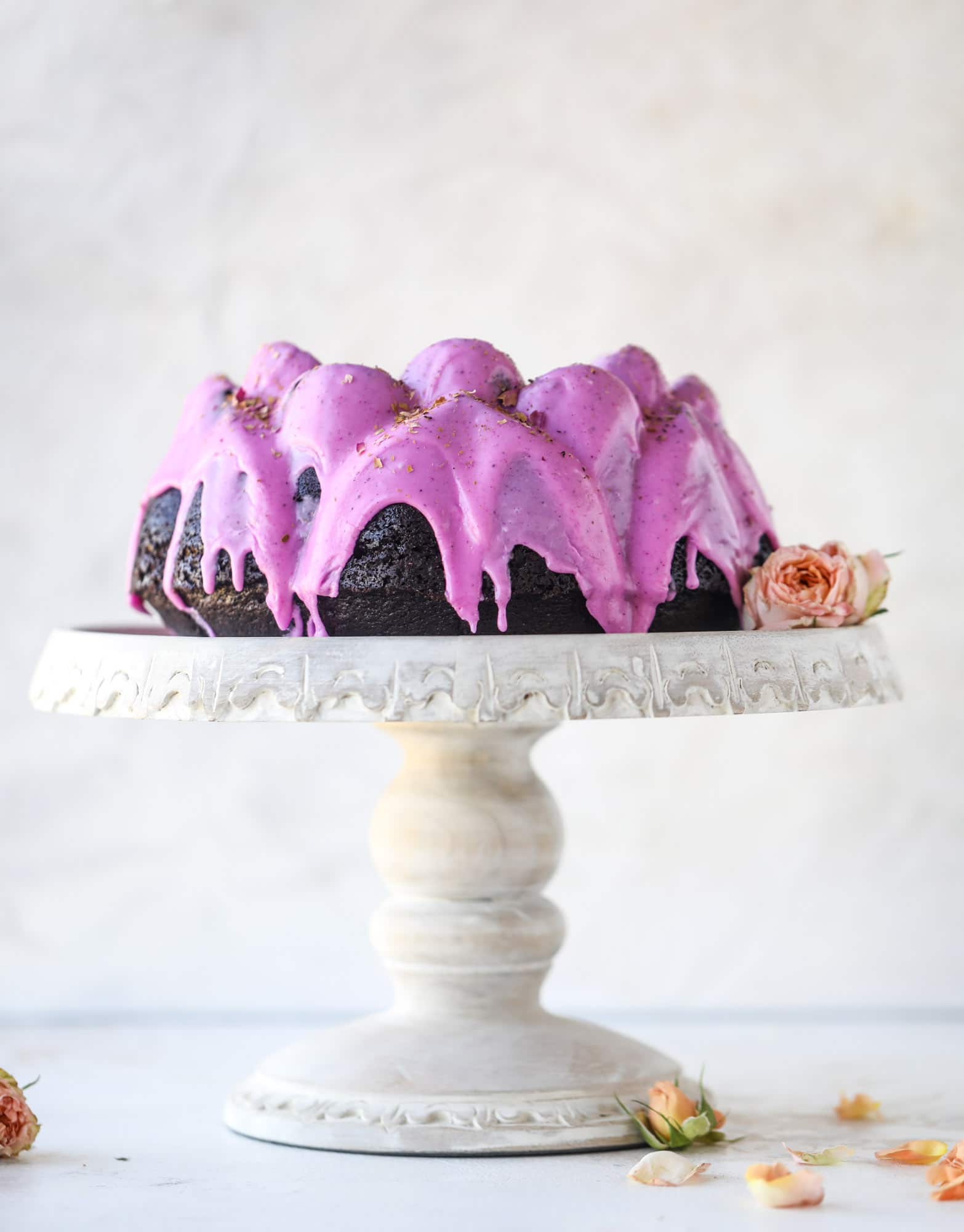 chocolate dragon fruit cake