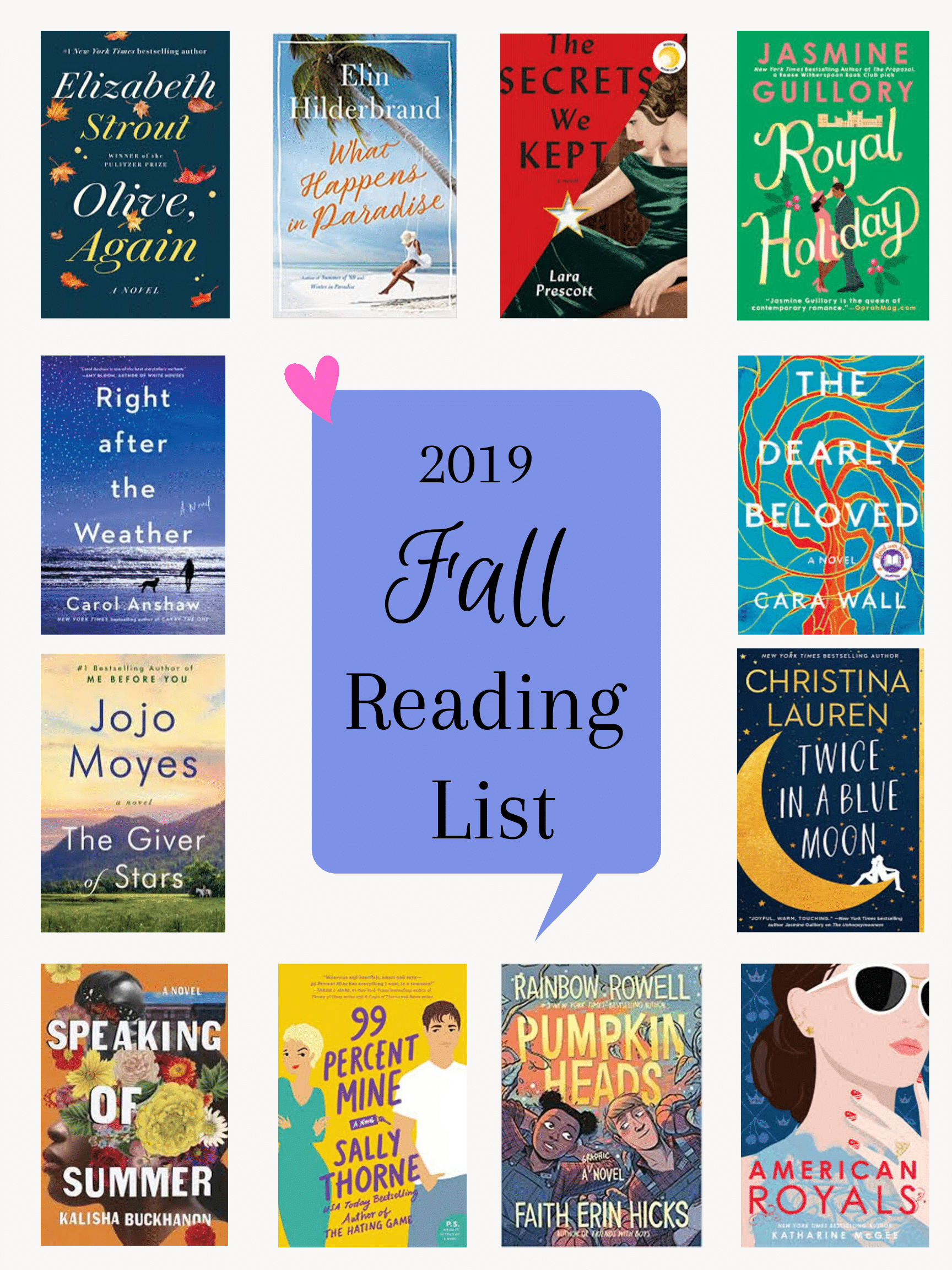 2019 fall reading list I howsweeteats.com