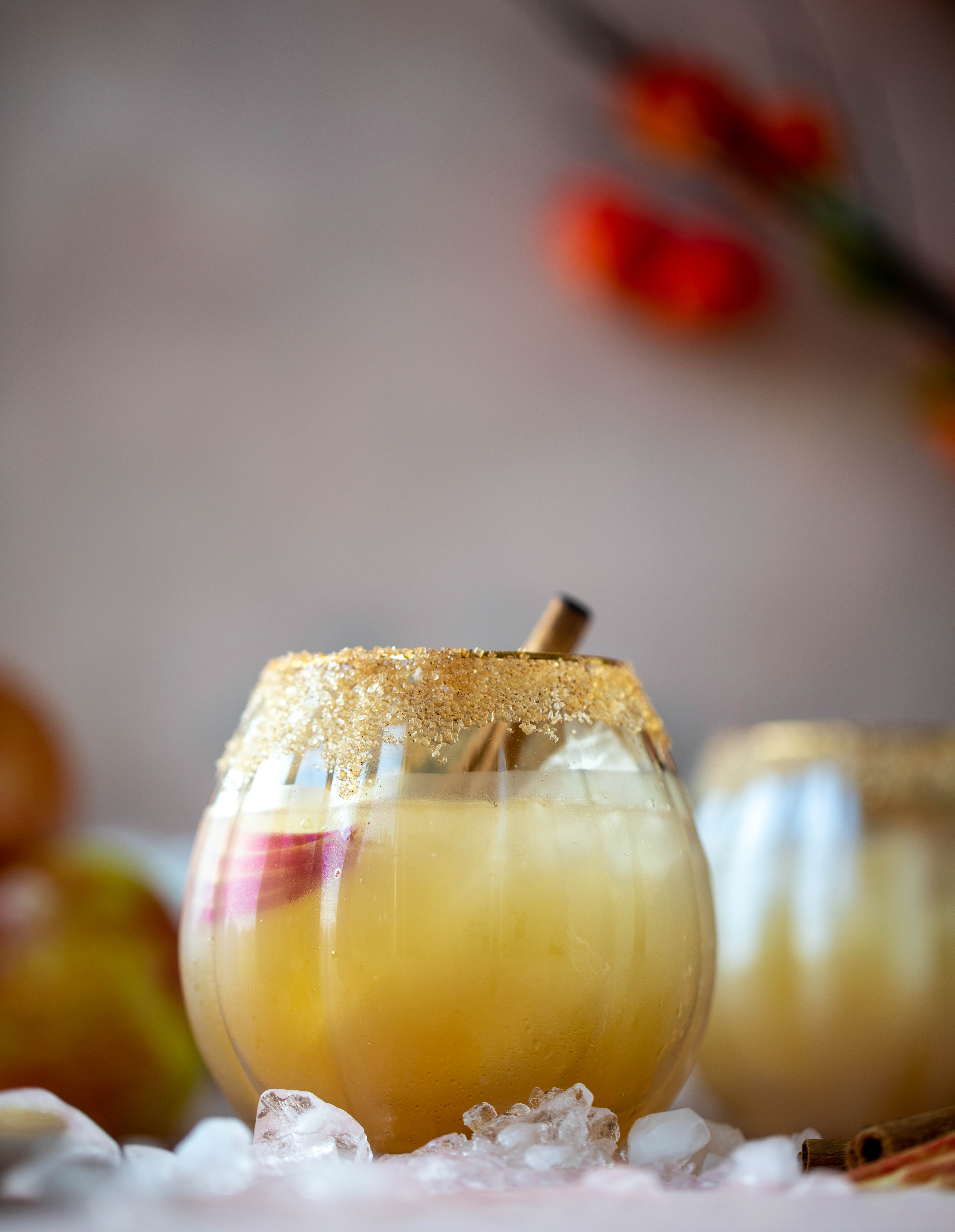 This apple cider mezcal margarita is a delicious, smoky cocktail for fall! It's warming and refreshing and delicious all at once. Cheers!
