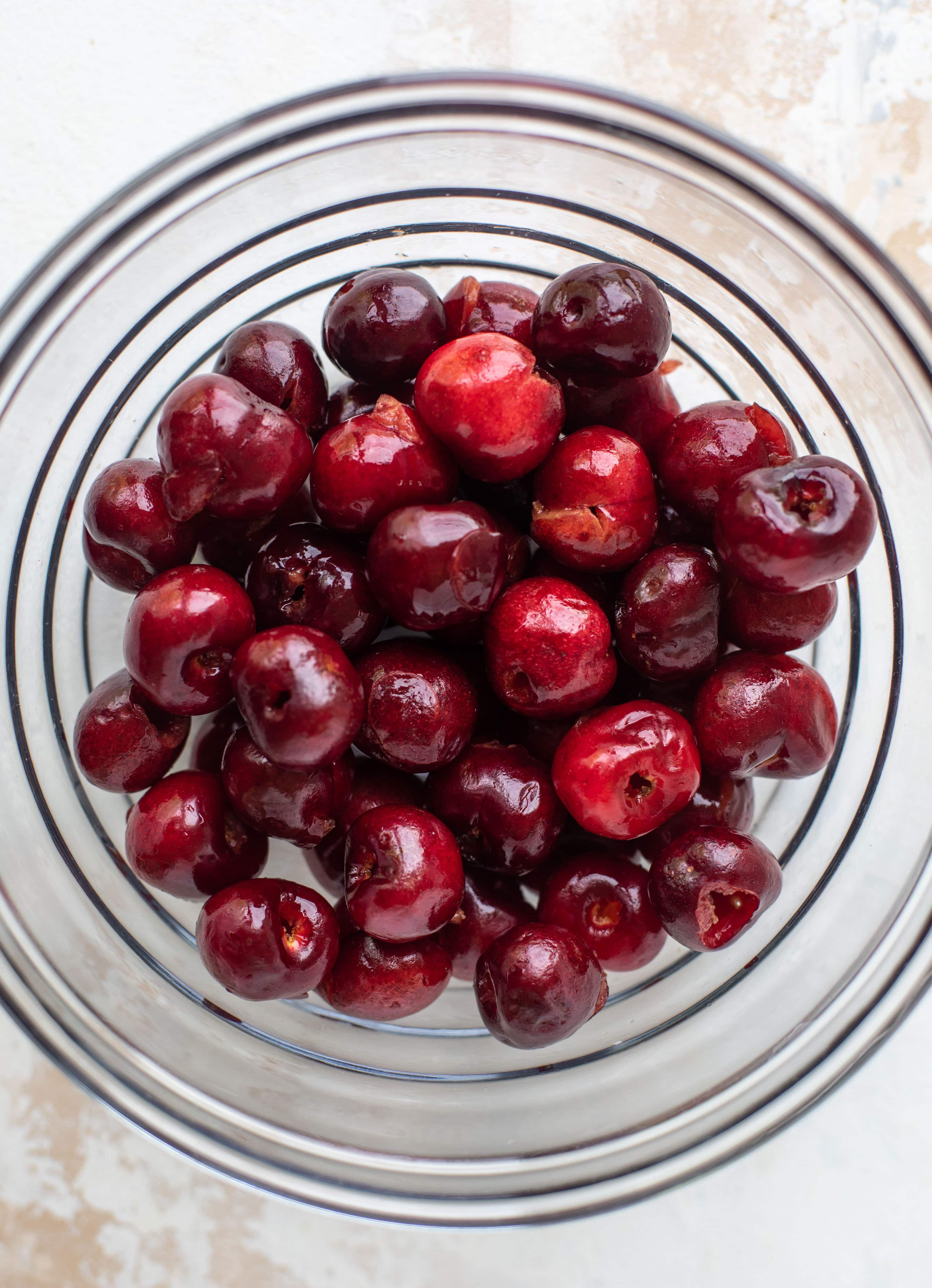 pitted bing cherries