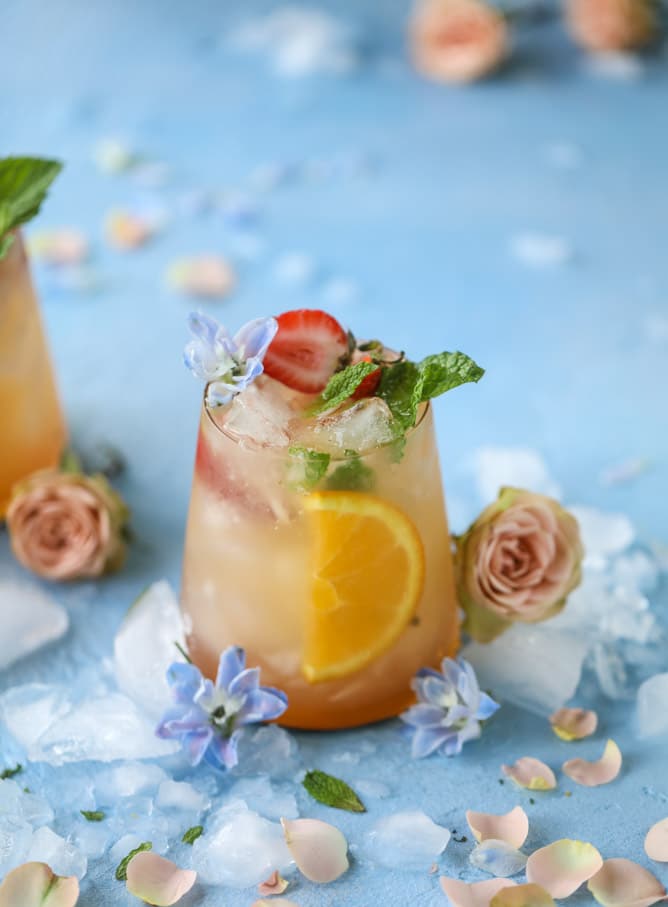 minted mimosa punch + 23 mother's day recipes