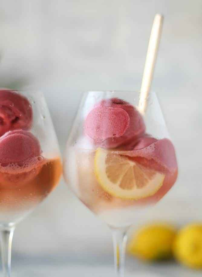prosecco sorbet float + 23 mother's day recipes