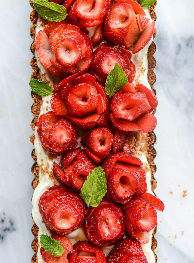 strawberry tart + 23 mother's day recipes