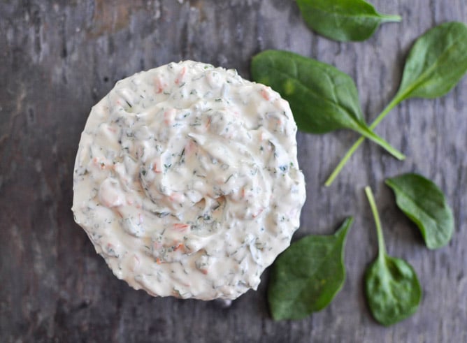 Spinach and Kale Greek Yogurt Dip | Christmas Potluck Recipes for Your Office Party | Homemade Recipes