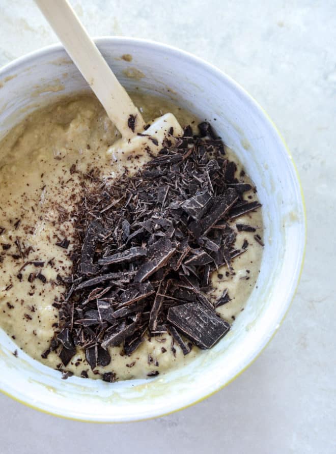 Banana Muffins with Olive Oil and Dark Chocolate. How Sweet Eats