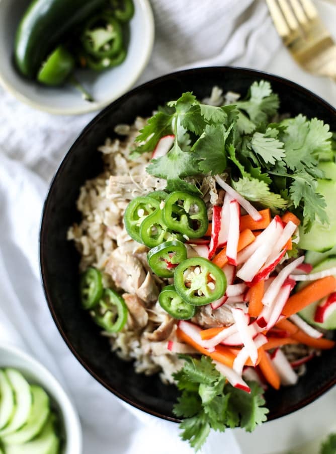 Slow Cooker Banh Mi Rice Bowls