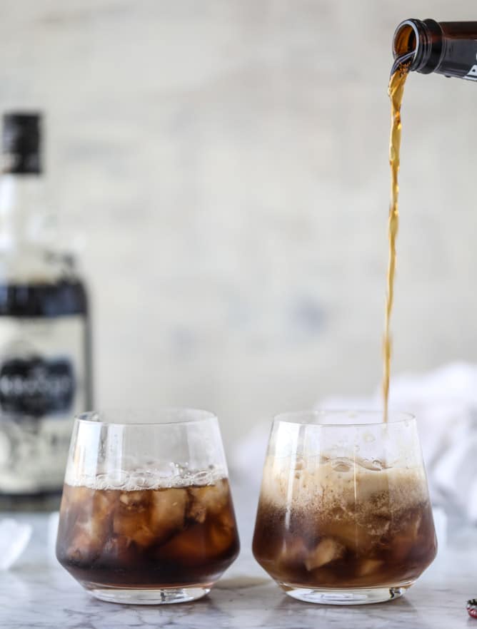root beer rum creams I howsweeteats.com #rootbeer #cocktails #baileys #irishcream #rum