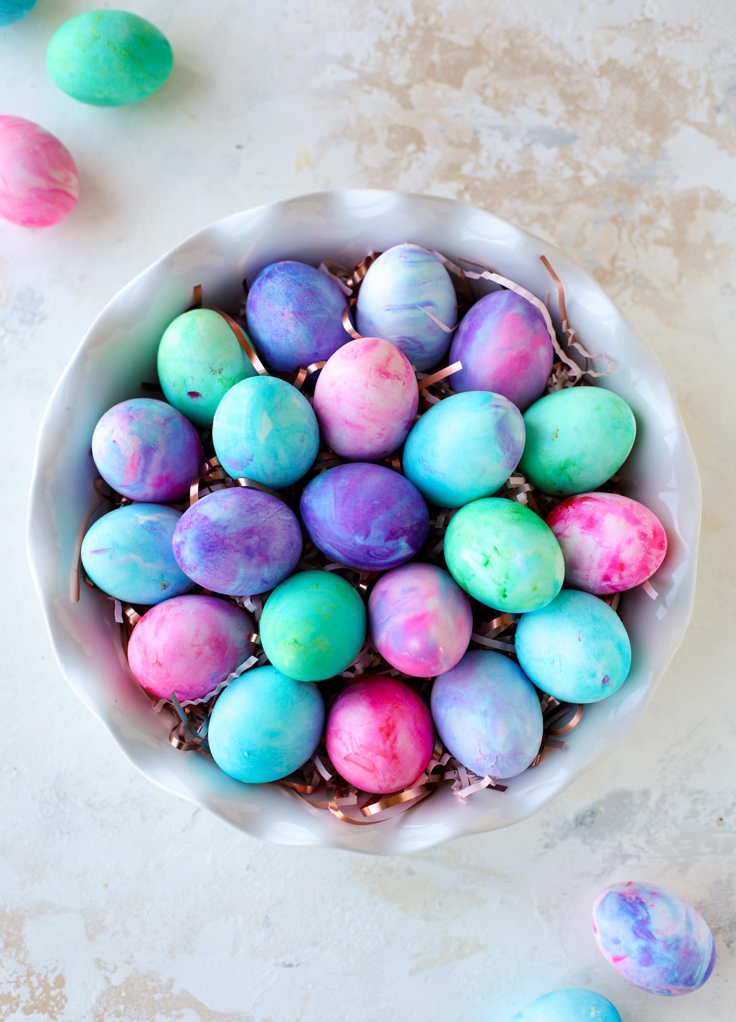 prettiest easter eggs I howsweeteats.com