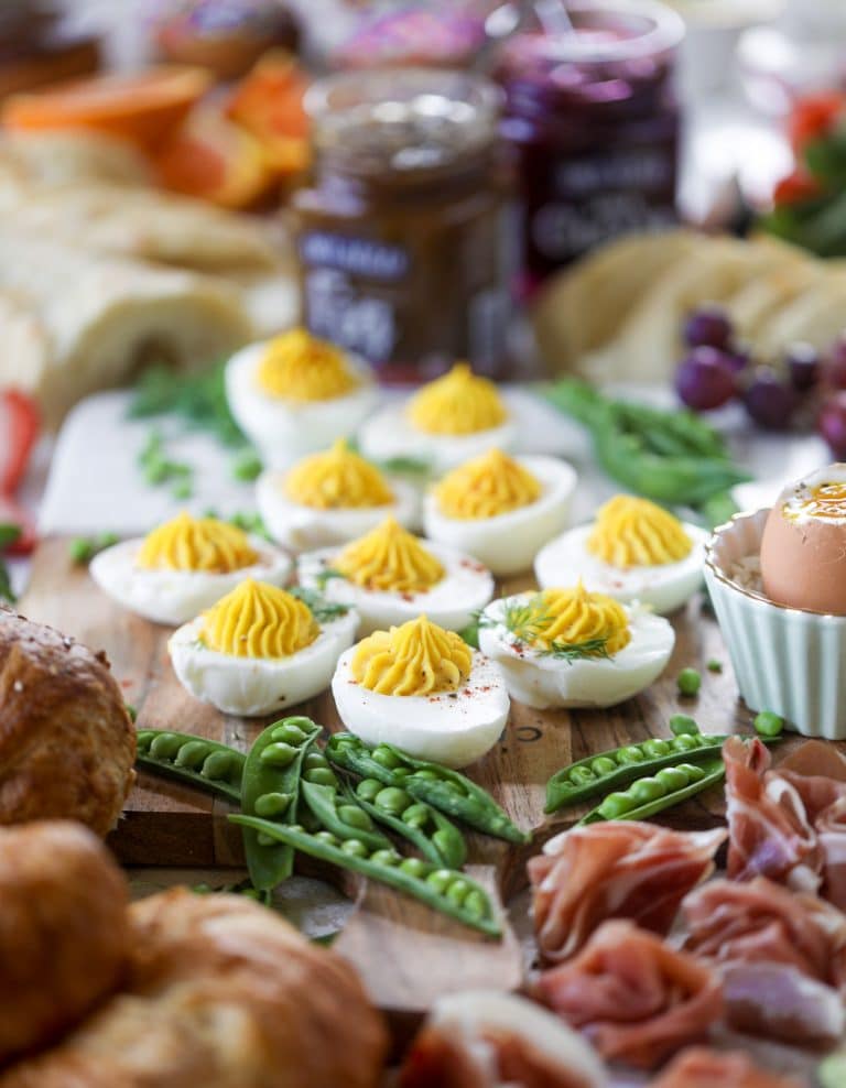 How to Make an Easter Brunch Board with Calabrian Chili Bloody Marys