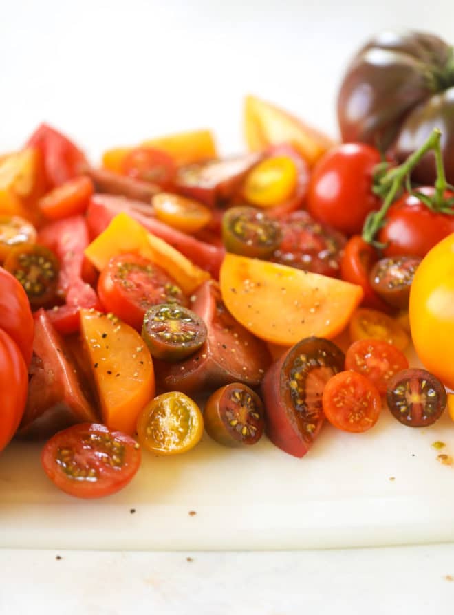 Bloody Mary Tomato Salad Tomato Salad with Bloody Mary Dressing