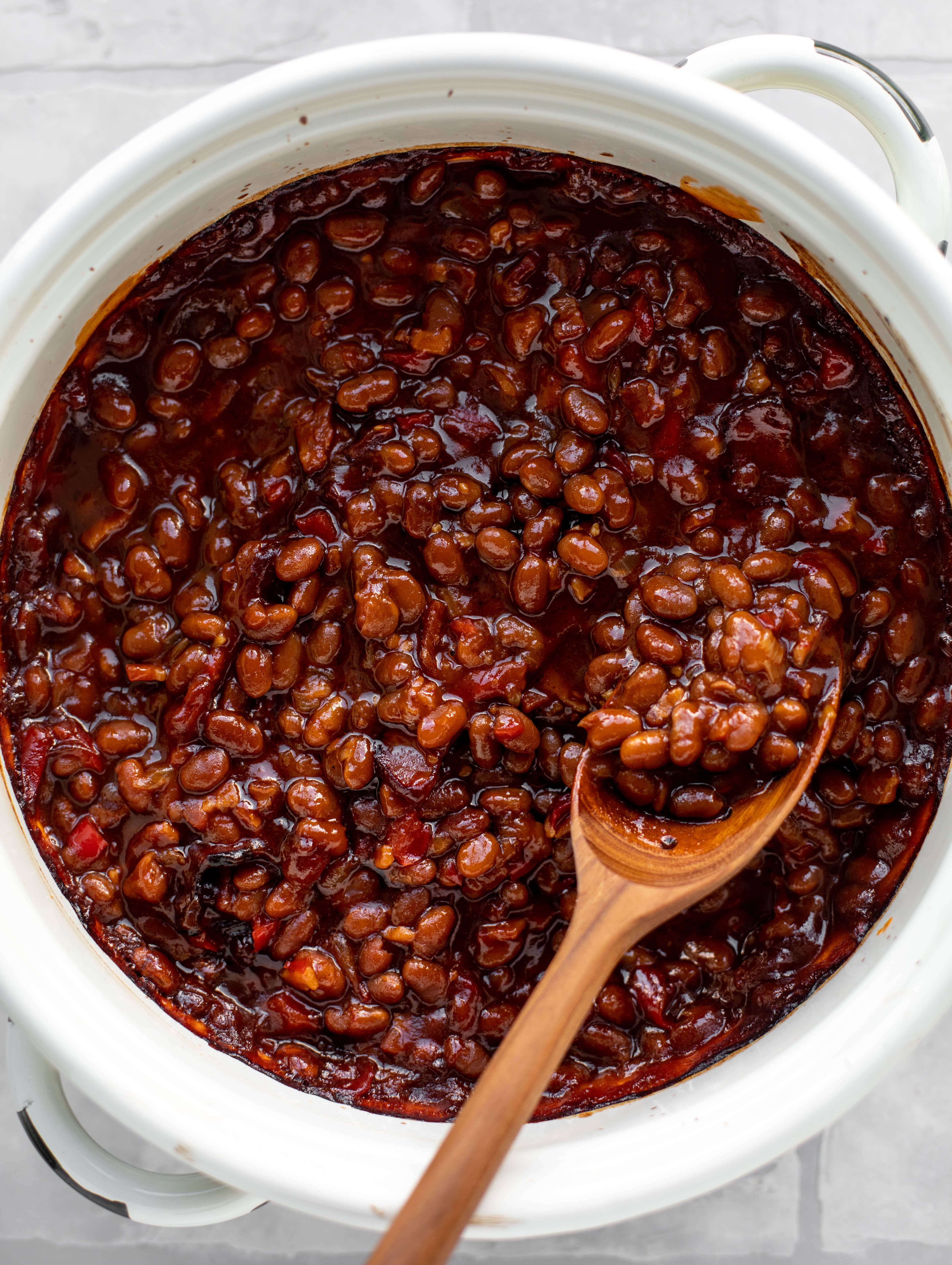 saucy baked beans
