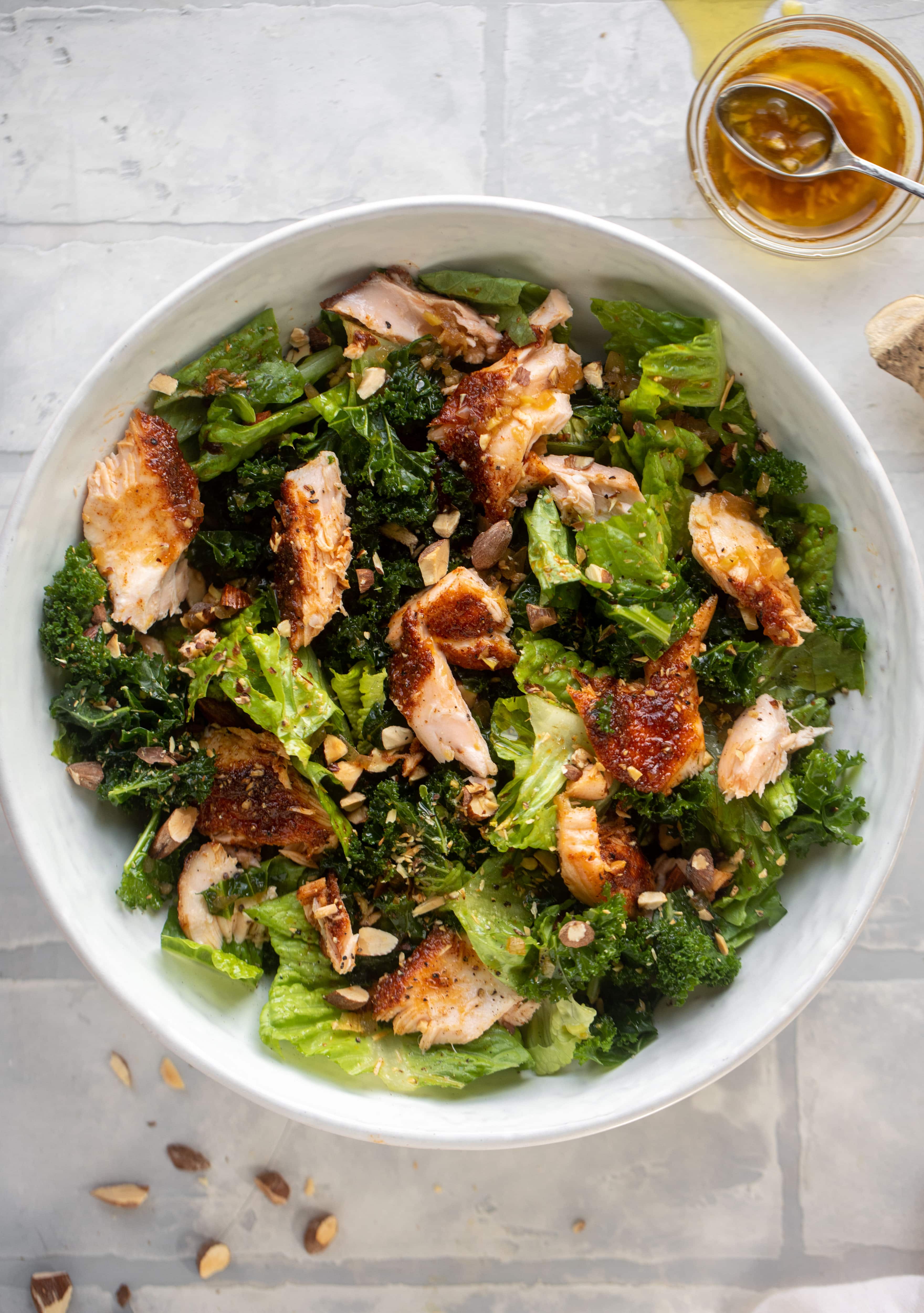 hot ginger salmon salad and what to eat this week