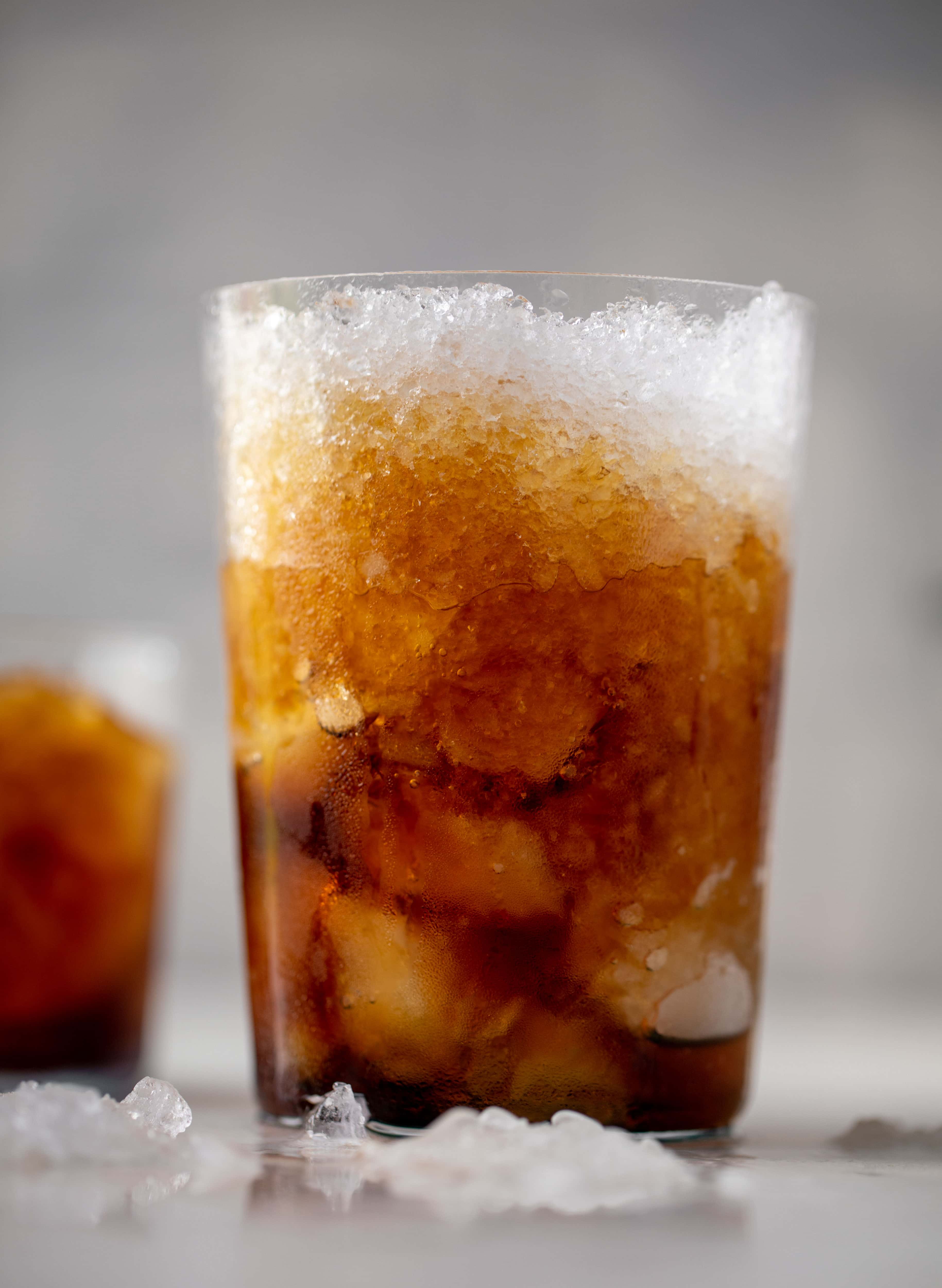 cold brew over crushed ice