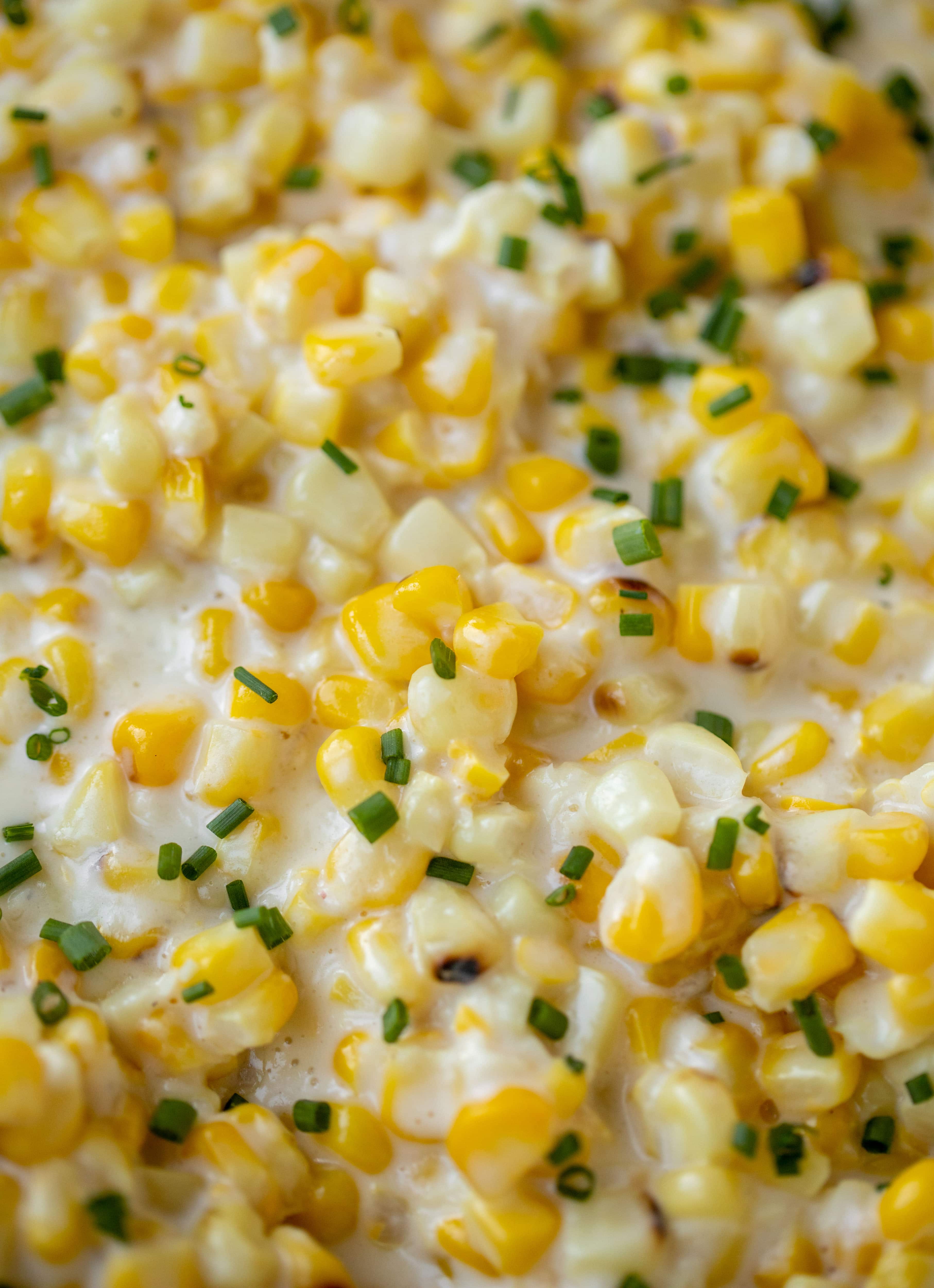 creamed grilled corn