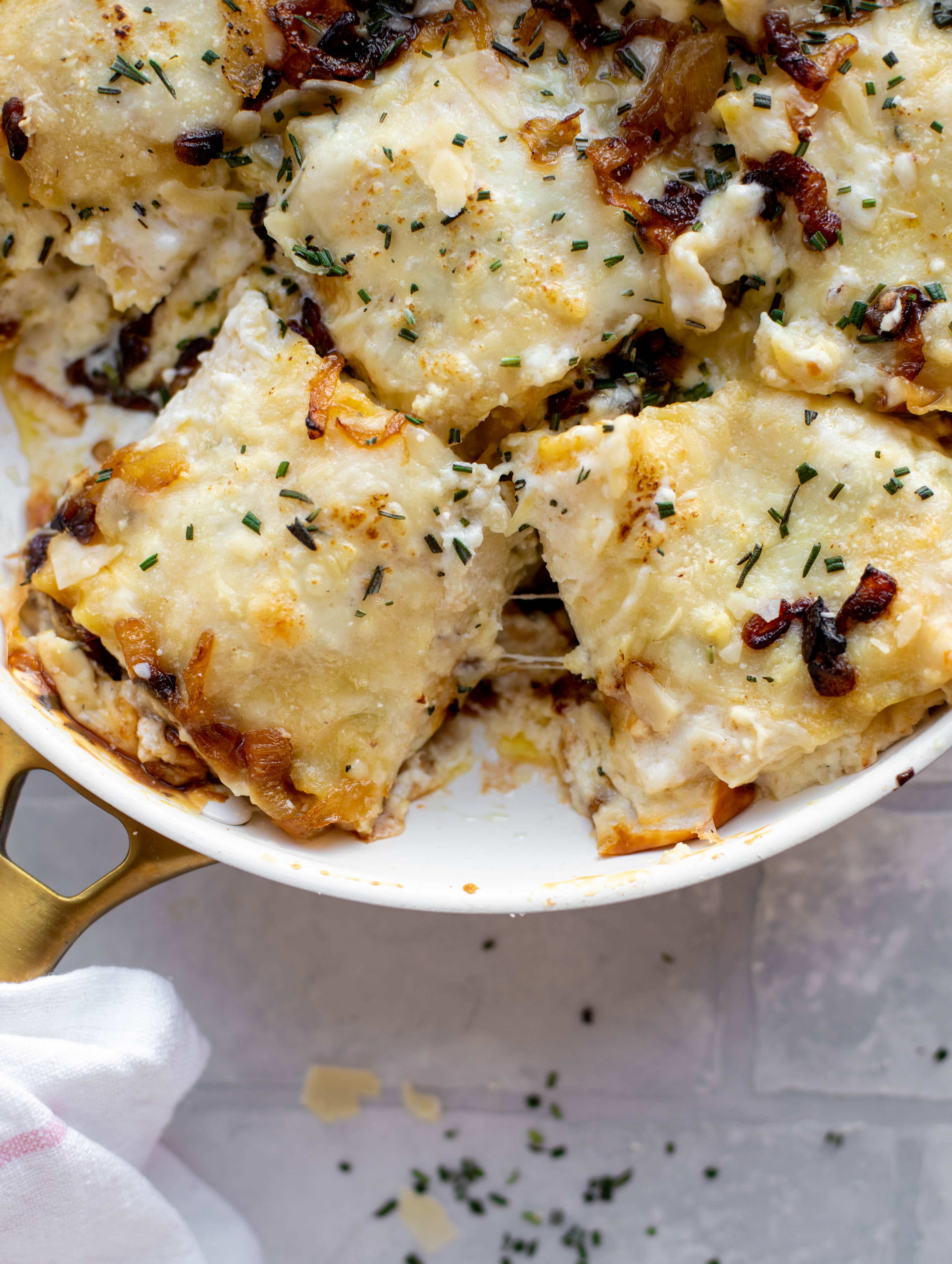 french onion lasagna roll ups and 33 back to school dinners