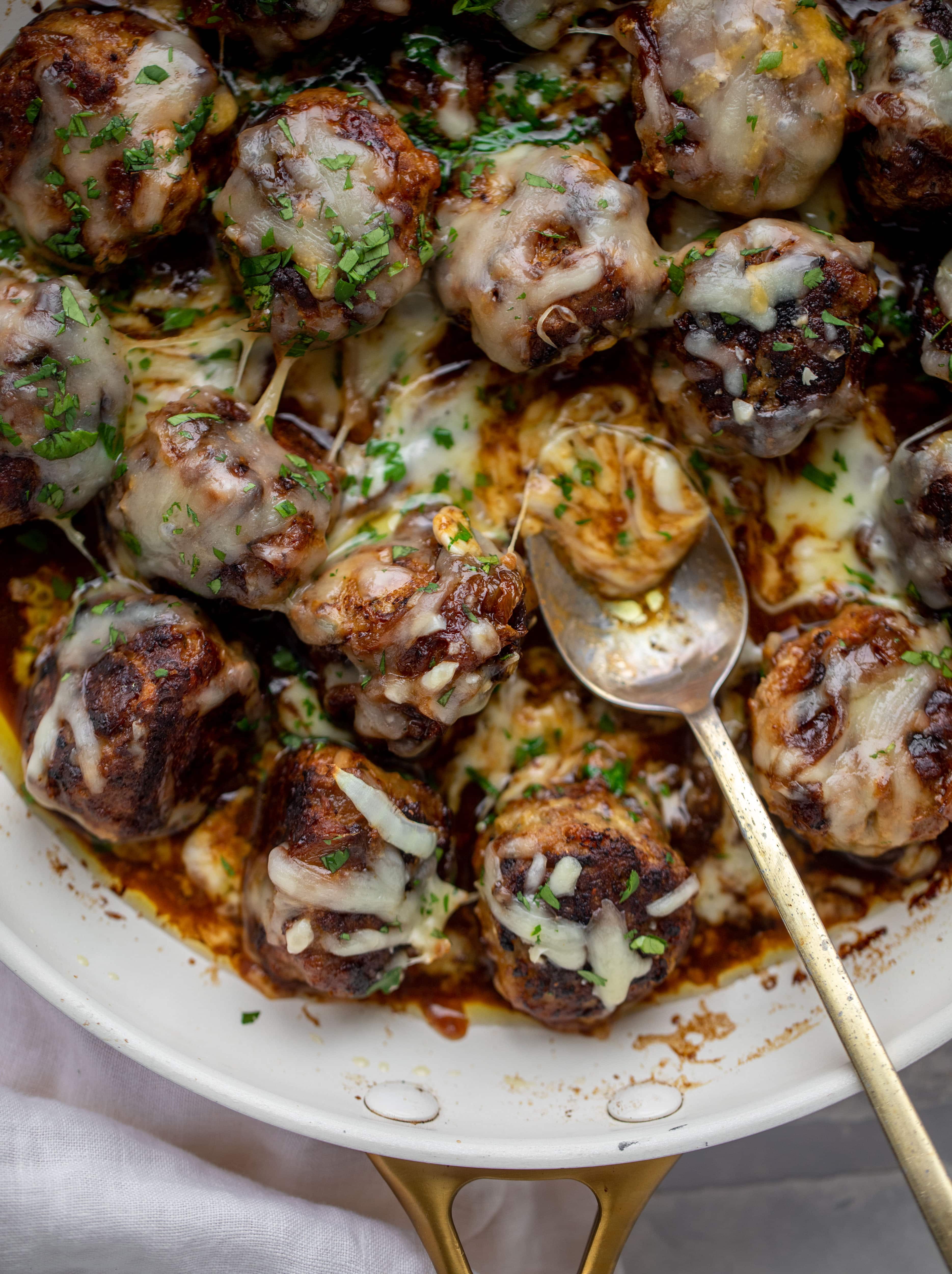 french onion meatballs and 33 back to school dinners