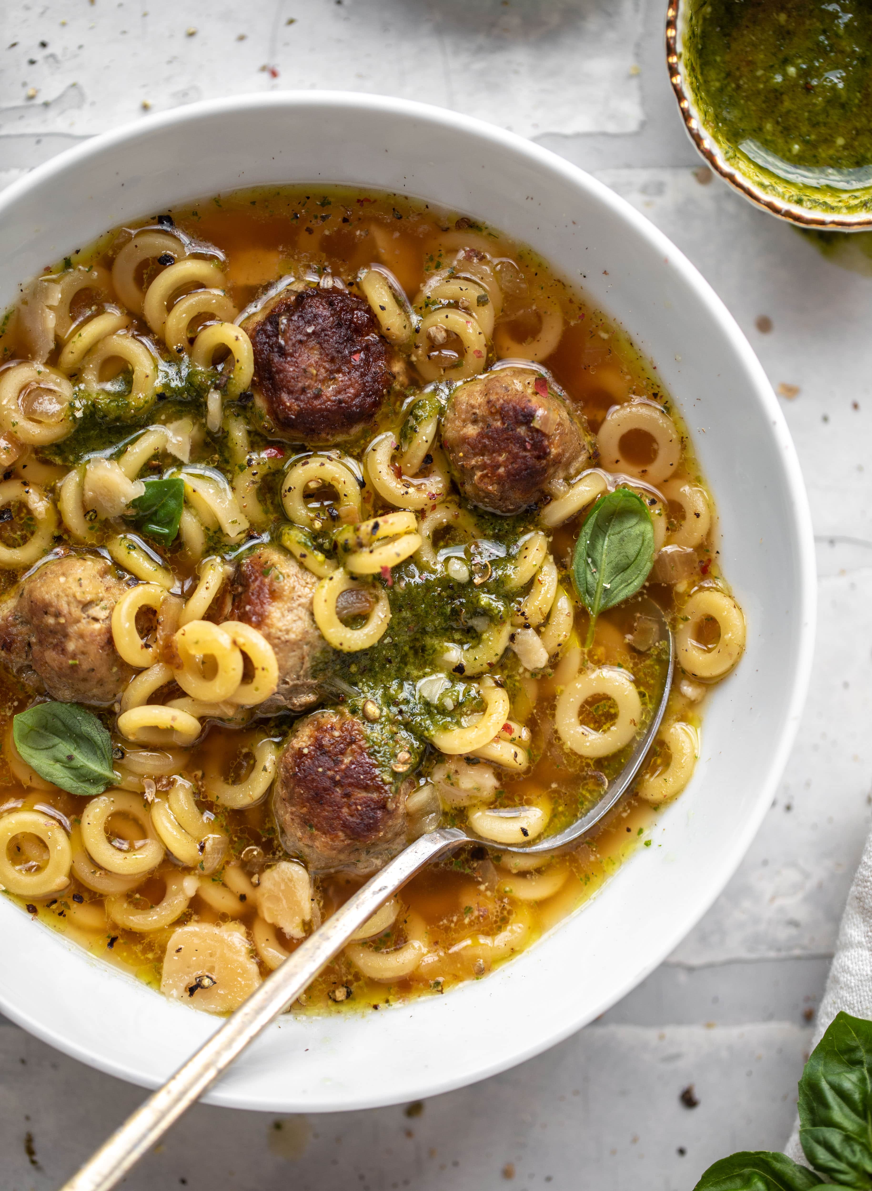 mini meatball pesto soup and 33 back to school dinners