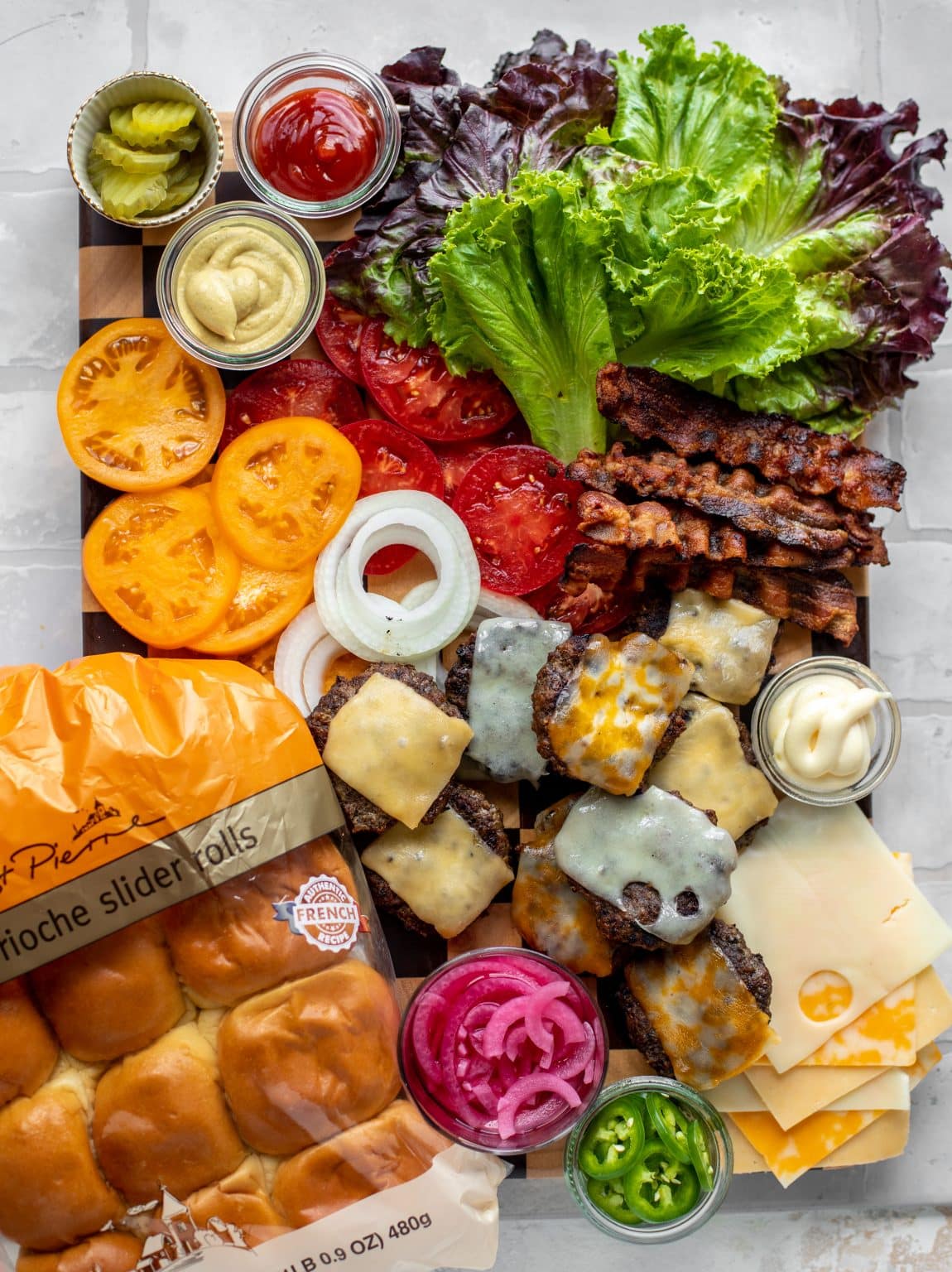 Slider Bar - How To Build a Burger Board with Toppings