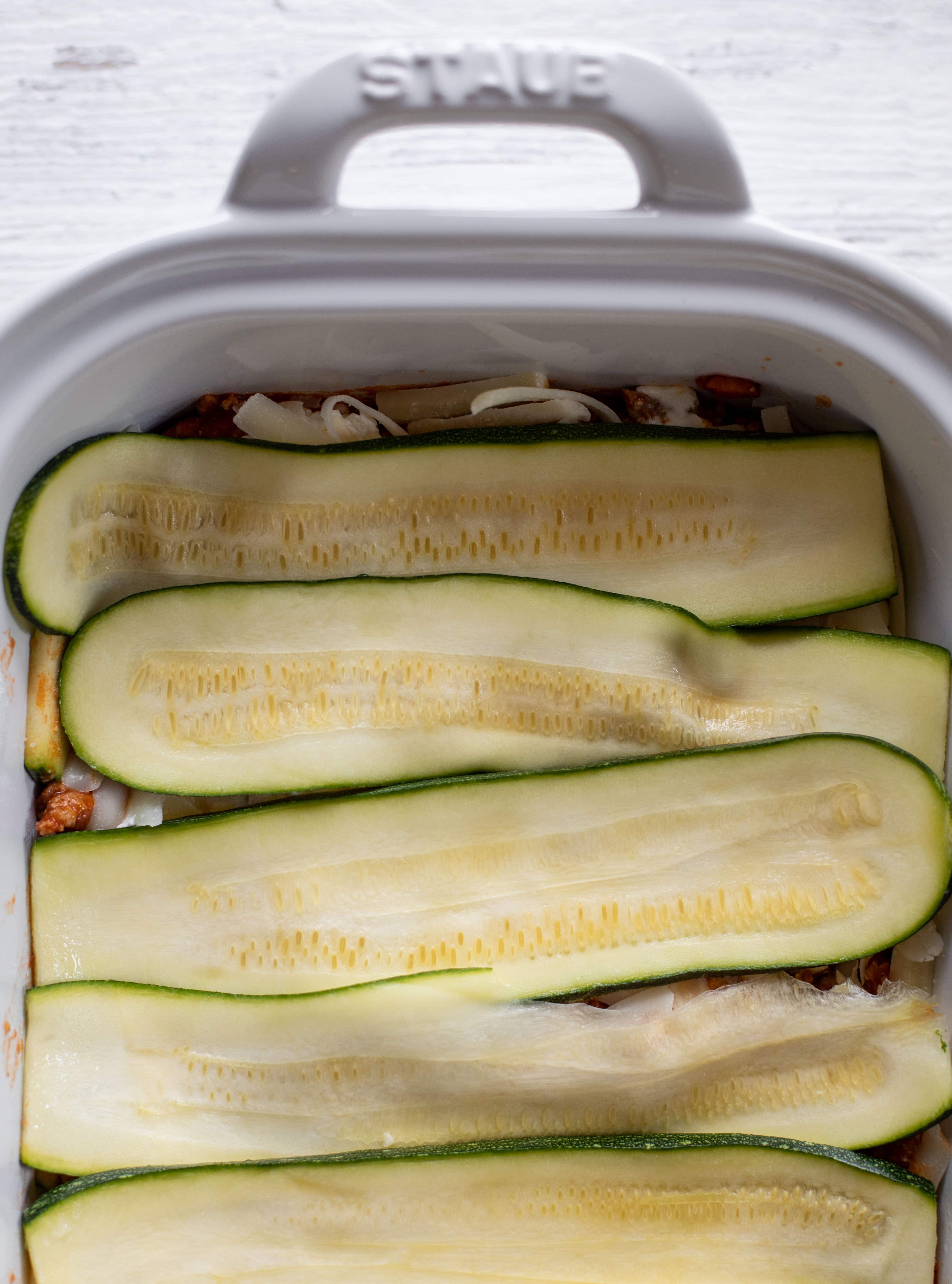 zucchini layers in lasagna