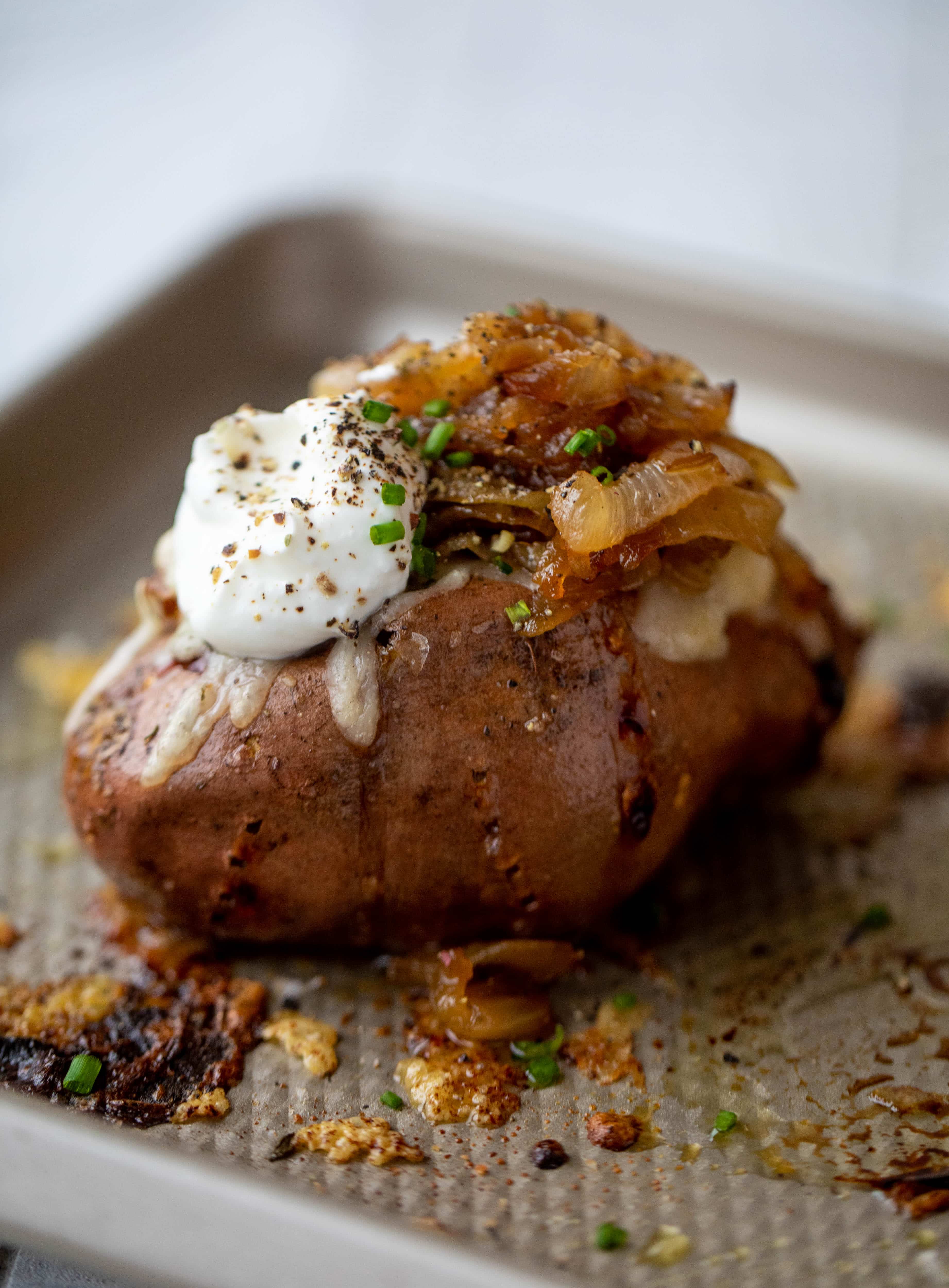 french onion stuffed sweet potatoes and 45 of the best fall dinner recipes