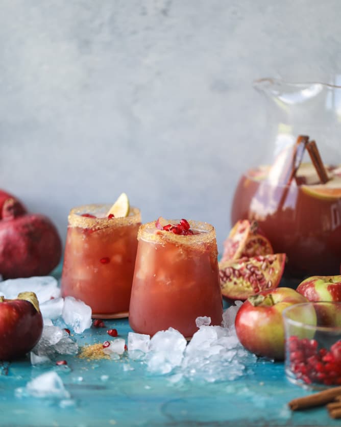 pomegranate cider punch and 25 of the best fall cocktails