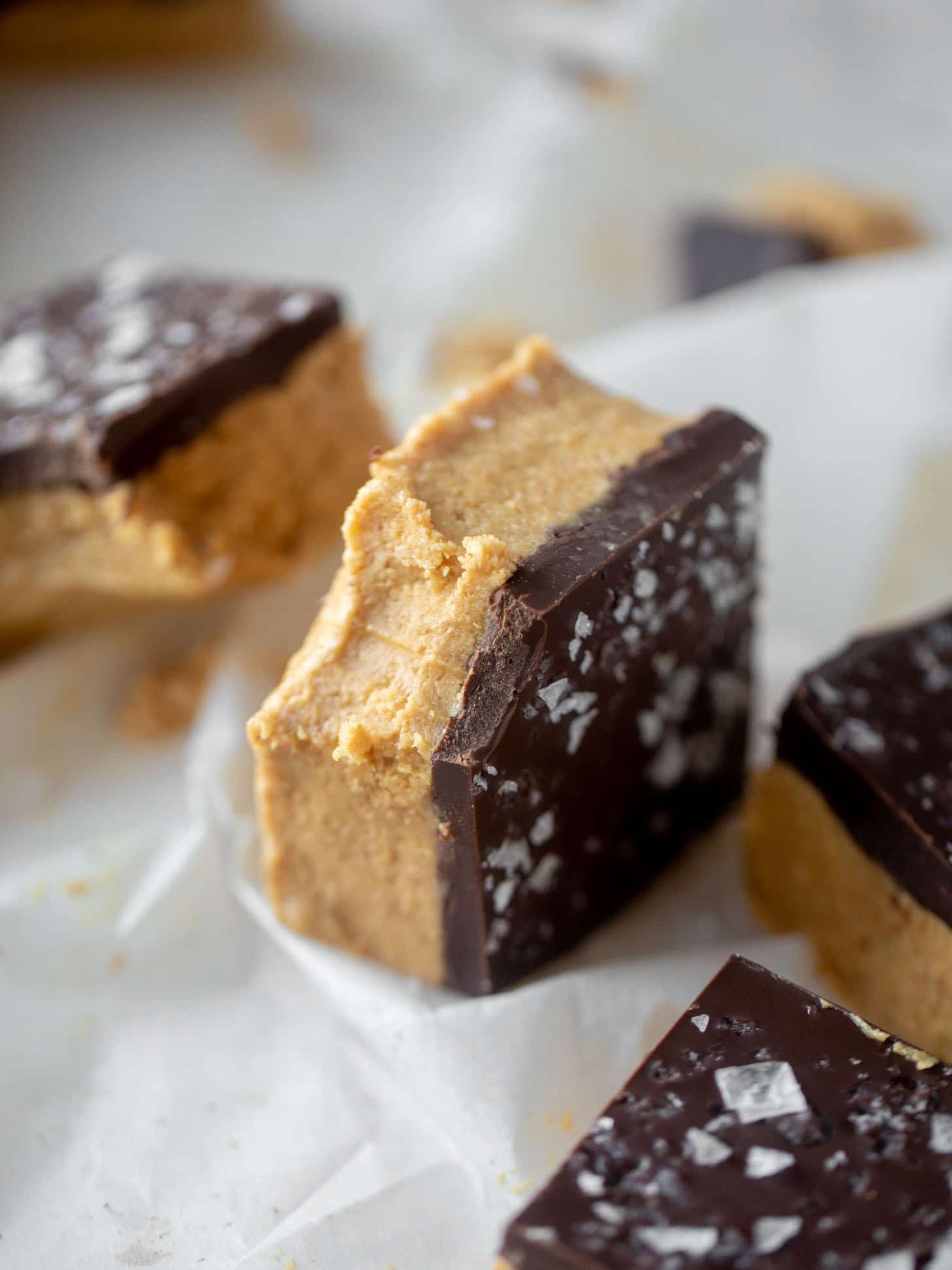salted chocolate peanut butter bars