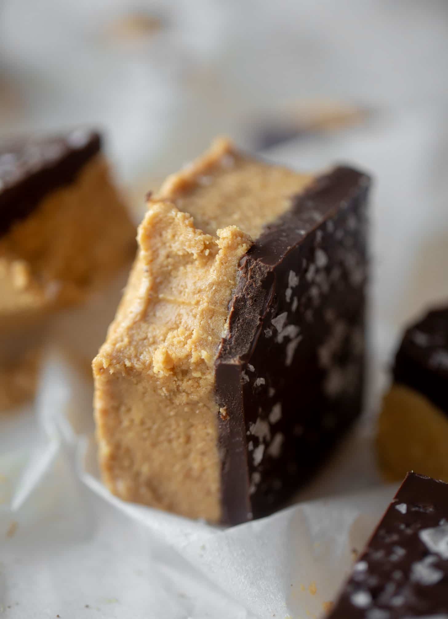 salted peanut butter cup bars