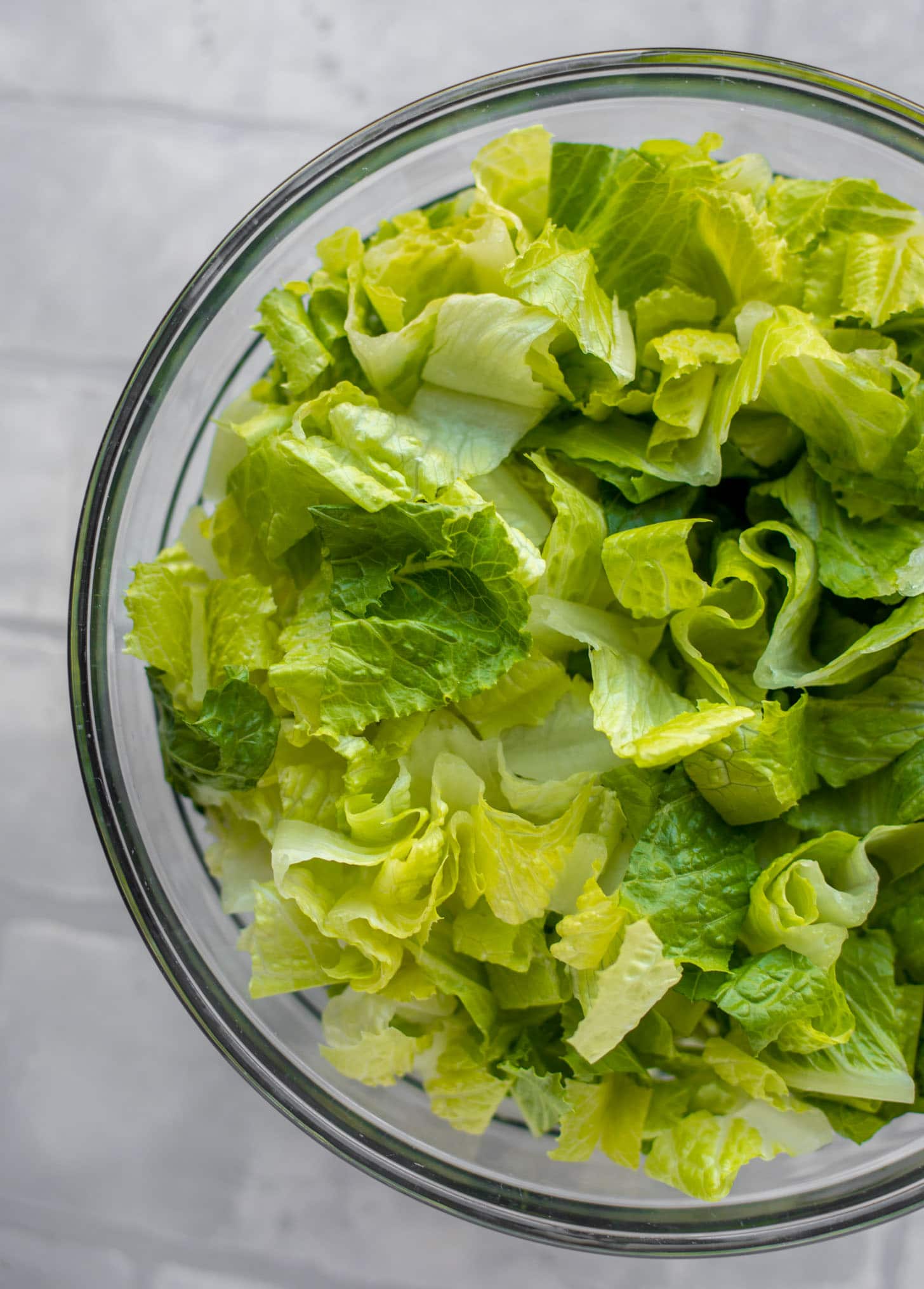 chopped romaine lettuce