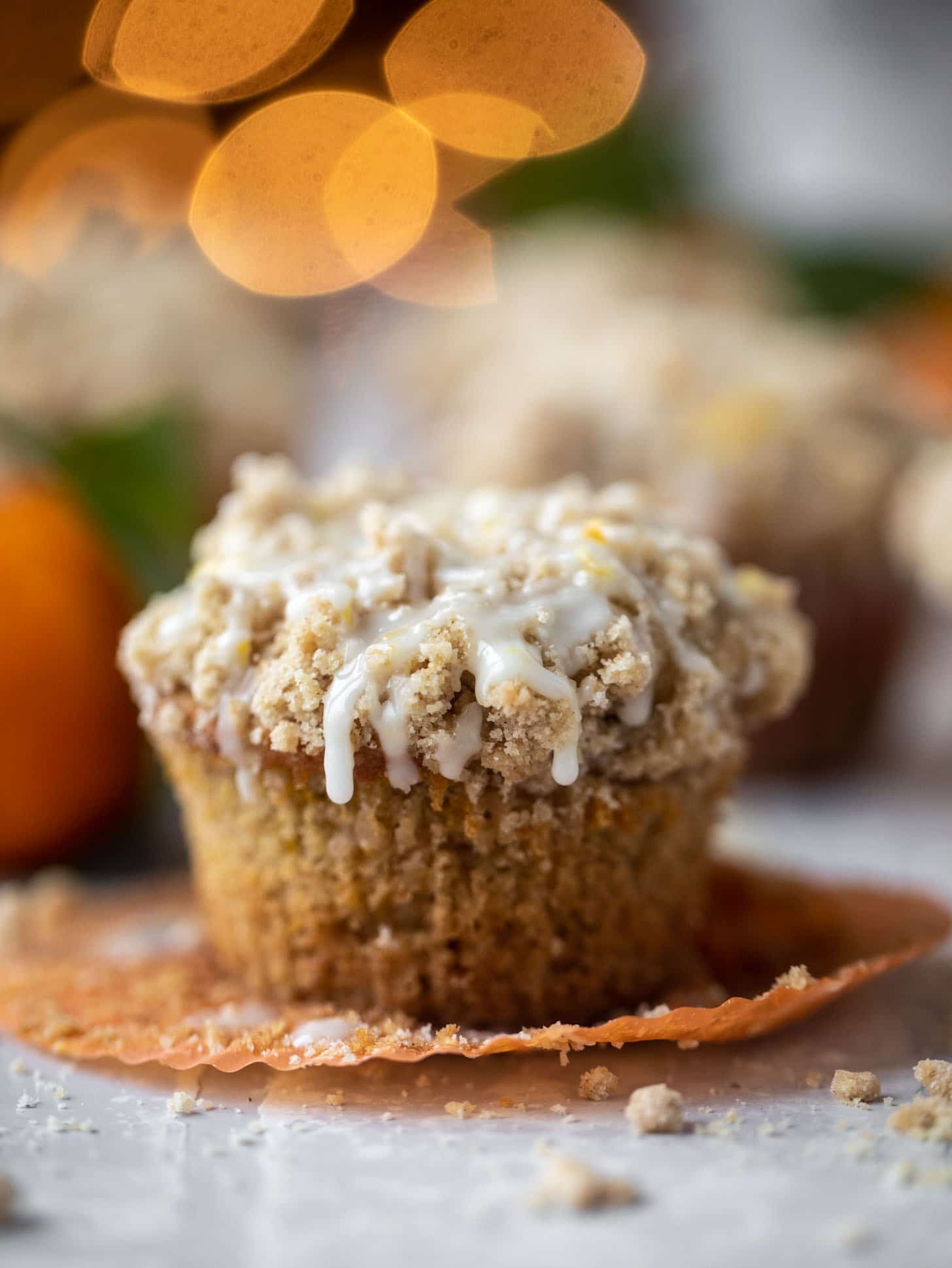 orange cinnamon coffee cake muffins